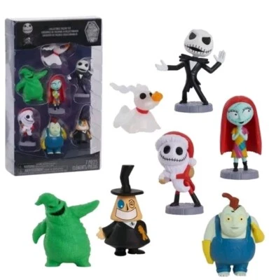 New Disney The Nightmare Before Christmas 7pc Action Figures ~ Toy Cake Toppers  - Image 1 of 4