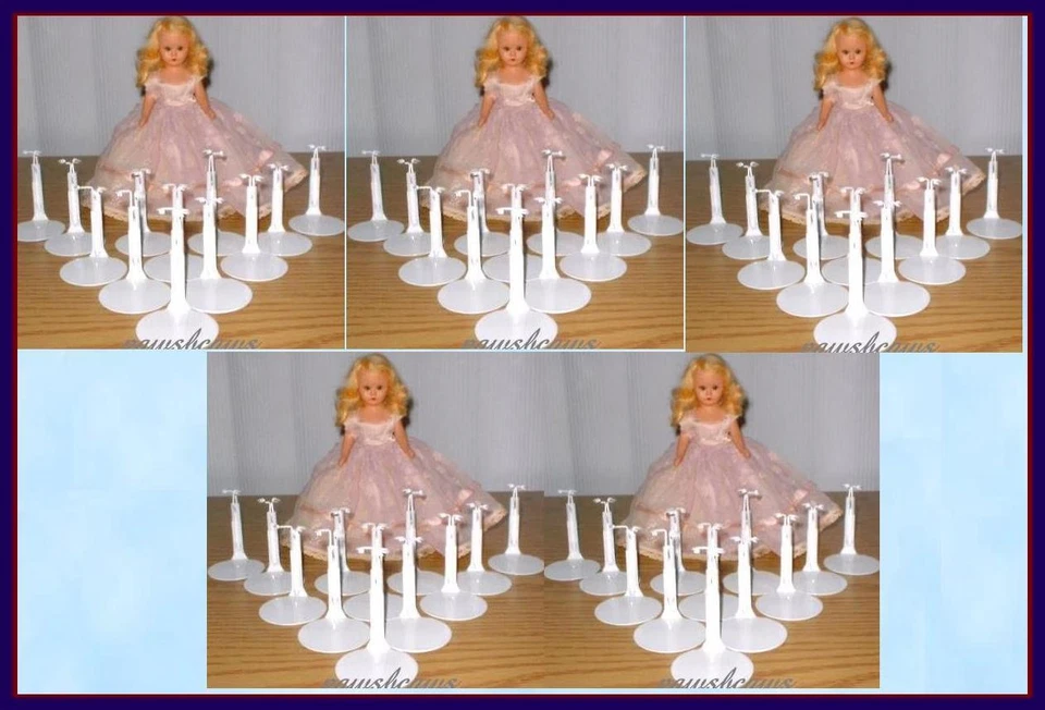 12 KAISER #1001 Miniature Dollhouse Doll House Stands fits Marx or Renwal