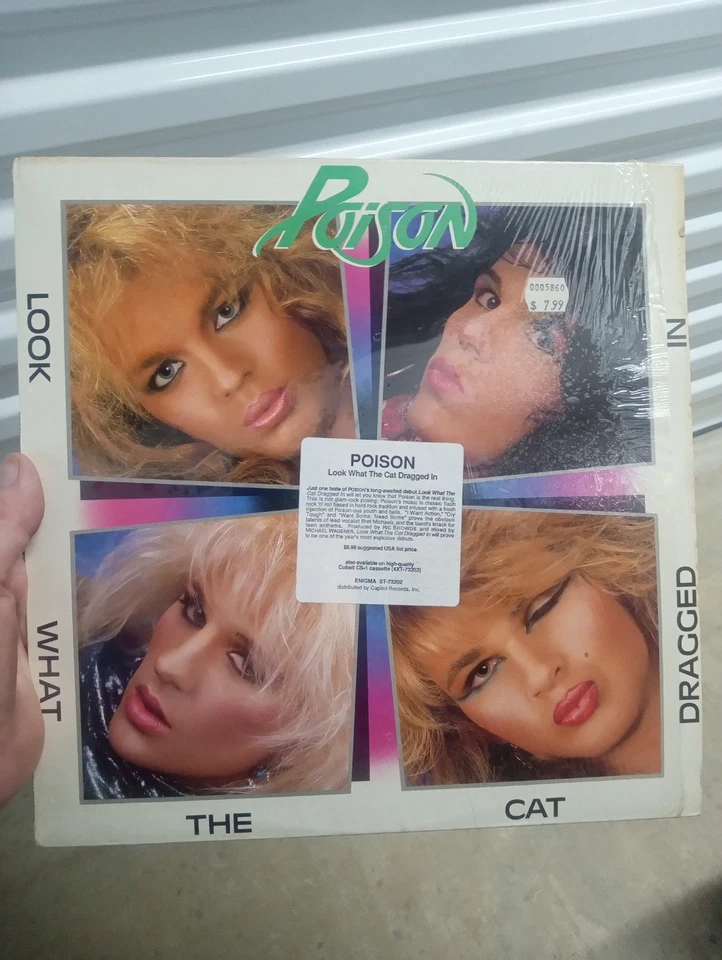 Poison Look What The Cat Dragged In - 1986 Club - R 144402 - ВИНИЛ EX - Изображение 1 из 4