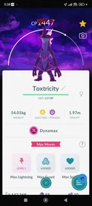 Pokémon PTC Go - Dynamax Toxtricity✨Dark Skies Background✨ - Bild 1 von 2