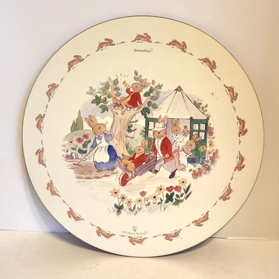 Royal Daulton BUNNYKINS Round 10" Cork Placemat, Ashdene Of Australia Bunny Tray - Image 1 of 4