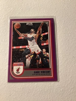 2022-23 Panini NBA Hoops - Gabe Vincent #103 Purple (RC) - Image 1 of 2