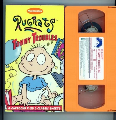 Rugrats, VHS, Pre Owned, Tommy Troubles, Nickelodeon, 1996, TV Series - Image 1 of 2