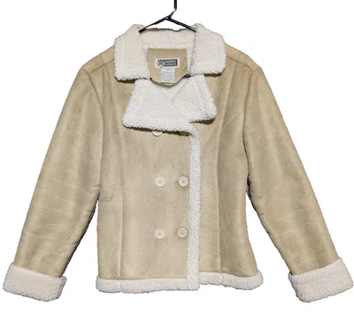 Route 66  Beige Girls /Youth 14/16  Faux Suede Jacket/ Coat Clean NICE - Image 1 of 4