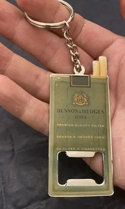 Vintage Benson & Hedges Zigaretten Werbung Promotion Flaschenöffner Schlüsselanhänger - Bild 1 von 2