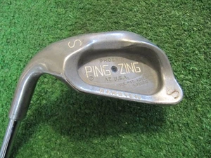 PING ZING BLACK DOT SAND WEDGE, PING KT-M WEDGE FLEX STEEL, LEFT-HANDED, 35.5" - Picture 1 of 12