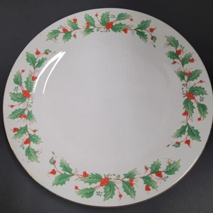 Weihnachten Porzellan Speiseteller Porzellan Pearl Noel, mehrere vorhanden  - Bild 1 von 4