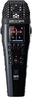 Zoom M4 Handy Recorder 32bit 4-Track XY Stereo Mic XLR/TRS USB Audio Battery 19h - Image 1 of 4