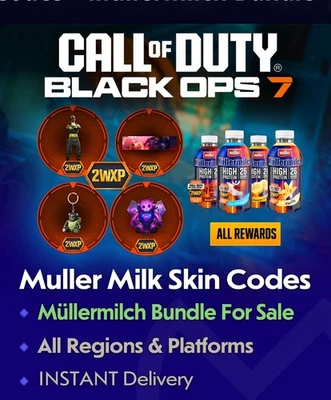 ❌️ COD BLACK OPS 7 ❌ Muller Milk ❌️ 1 Code ❌️ Muller Milk Skin BO7 Ingame Items