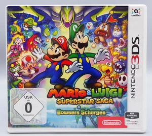 Nintendo 3DS Mario & Luigi Superstar Saga + Bowser's Minions - En muy buena condición - Imagen 1 de 4