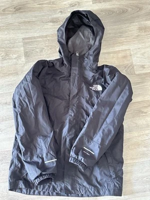 Black north face raincoat  kids  12yrs - Image 1 of 4