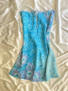 Beautiful 100% silk beaded floral midi skirt in M - Picture 1 of 7