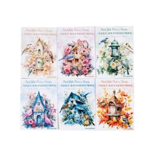 Birds Flower House PET Stickers 30PCS for Scrapbooking DIY Bullet Journals Diary - Picture 1 of 14