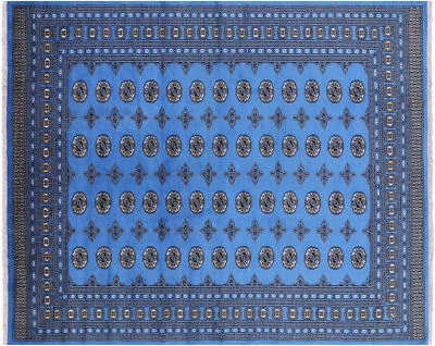 7' 11" X 9' 8" Silky Bokhara Hand Knotted Wool Rug - Q21942 - Image 1 of 4