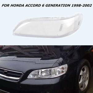 For Honda Accord 1998-2002 Left Headlight Lens Cover Transparent Replacement