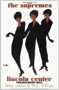 Imán - The Supremes At Lincoln Center Joe Eula Póster Repro - 2" x 3" - #31552 - Imagen 1 de 2