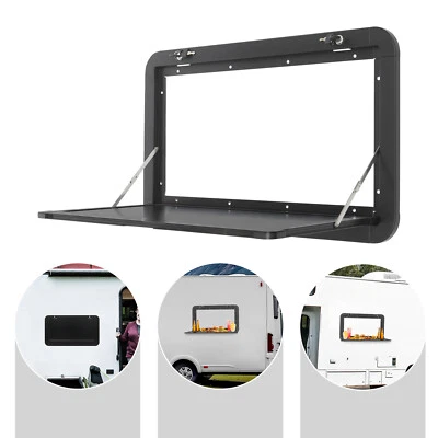 Mesa plegable de picnic para autocaravana de montaje en pared 800 x 450 mm mesa exterior para autocaravana Foto 1 de 4