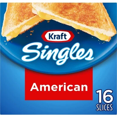 AMERICAN CHEESE SINGLES YELLOW 12 OZ PACK OF 3 - Image 1 of 2