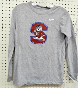 Nike Buckeyes Buy Buckeyes Long Sleeve Shirt for Youth Gray Size M - Picture 1 of 2