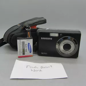 Samsung Digital Camera ES55 10.2MP Black Tested *Read* - Picture 1 of 10