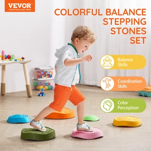 Kids Balance Stepping Stones Sensory Obstacle Course 6 PCS Outdoor Indoor - Picture 1 of 10