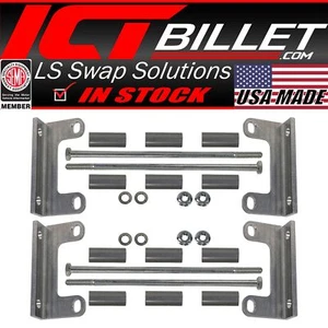 LS LT Remote Mount Coil Relocation Brackets (for D580 D510C Coils) Gen V LT1 LS3 - Imagen 1 de 4