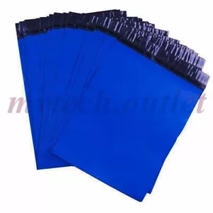 Bolsas auto-sellantes de polietileno azules envío embalaje de correo sobre plástico - Imagen 1 de 2