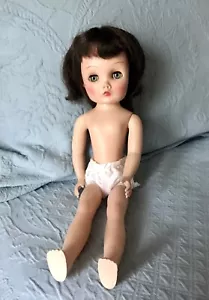 VTG 1950s Arranbee R&B Taffy 18" Walker Doll To Dress - Rooted Brunette Hair - Picture 1 of 5