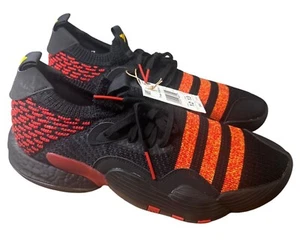 NUEVO CON ETIQUETAS Adidas Trae Young 2 Zapatos de Baloncesto Talla 12 Negro y Rojo Tejido Calzado para Hombres - Imagen 1 de 10