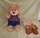 Vintage Trappers BEAR plush, Stuffed Animal. EUC Cleaned.
