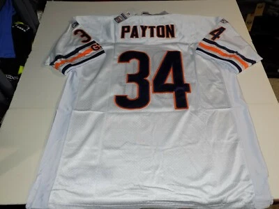 Camiseta masculina #34 WALTER PAYTON REEBOK JOGADOR DE CAMPO TAMANHO 56 PEITO - BRANCA - NOVA COM ETIQUETAS - Imagem 1 de 4