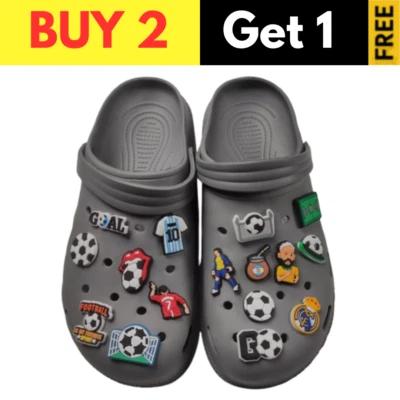 Football Charms, PVC Shoe Decor Jibbitz Set  for Crocs Shoes - image 1 of 4