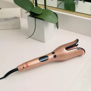 CHI Spin N Curl, Curling Iron For Healthy & Shiny Effortless Curls, Rose Gold🔥 - Picture 1 of 8
