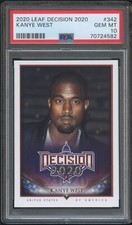 2020 Leaf Decision #342 Kanye West - PSA 10 Gem Mint