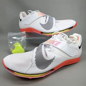 Nike Air Zoom LJ Long Jump Elite Rawdacious White Black DJ5258-100 Men's 14 - Picture 1 of 12
