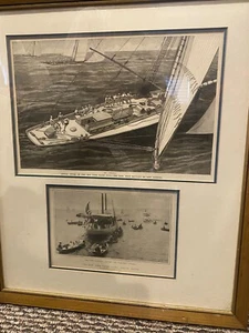 Original 1886  New York Yacht Club Annual Cruise Newport To New Bedford - Picture 1 of 10