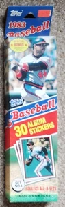 1983 Topps Baseball Stickers 30 Count Jackson Front Reggie Jackson Back - Picture 1 of 2