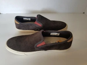 TOMS Men's Baja Slip-On Shoes 7 M US, Java Shaggy Suede NEW - Picture 1 of 4