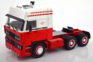 RoadKings DAF 3600 SpaceCab Truck 1986 white red 1:18 180093 - Picture 1 of 1