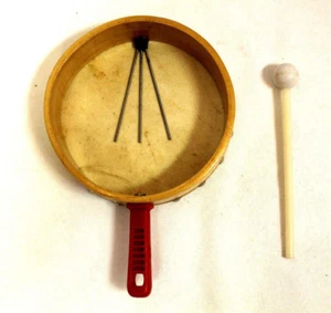 Drum with Handle with Snare Percussion Easy to Play w/Stick Marching Band Loud - Picture 1 of 4