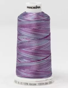Madeira Classic Rayon 40, #2003 PURPLE ASTRO 1000m Variegated Embroidery Thread - Picture 1 of 1