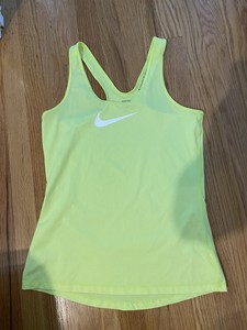 Nike Pro Women's Rank Top Neon green 