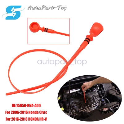 Varilla de medición de aceite de motor para Honda Civic 2006-2015 HR-V 2016-2018 1,8 L 15650-RNA-A00 Foto 1 de 4