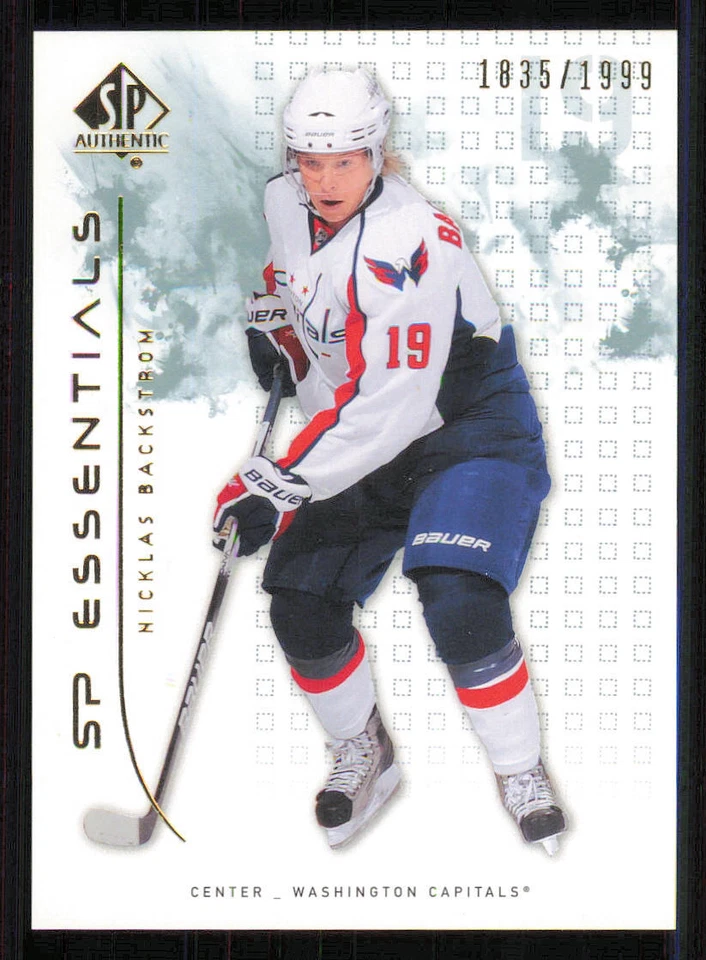 2009-10 SP Authentic #136 Nicklas Backstrom ESS /1999 - Image 1 of 2