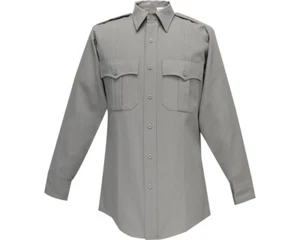 FLYING CROSS 33W78 MENS 15X34-35 COMMAND 100%POLYESTER LONG SLEEVE ZIPPER SHIRT - Picture 1 of 5