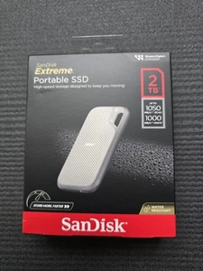 SANDISK EXTREME PORTABLE SSD 2TB SDSSDE61-2T00-AW25 SSD New Factory Sealed - Afbeelding 1 van 2
