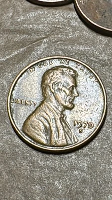 1970 S Lincoln Several Errors Penny DDO - Image 1 of 4