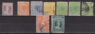 Queensland collection of 9 CLASSIC stamps / HIGH VALUE! - Image 1 of 2
