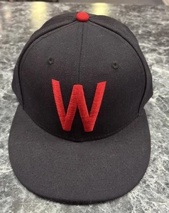 New Era Washington Senators Cooperstown Collection Wollmütze 7 3/8 tailliert gebraucht, in einwandfreiem Zustand - Bild 1 von 4