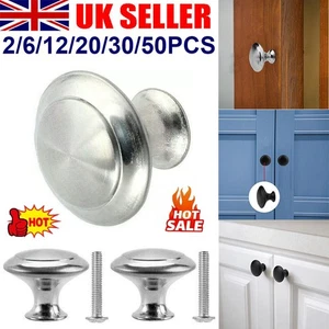 2-50Pcs Solid Door Knobs Cabinet Handles Cupboard Drawer Furniture Kitchen DIY - Picture 1 of 13